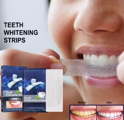 LustraGlow™ 5-Day Smile Enhancer – Enamel-Safe Whitening Strips for Instant Brightening, Non-Sensitive Formula