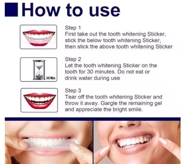 LustraGlow™ 5-Day Smile Enhancer – Enamel-Safe Whitening Strips for Instant Brightening, Non-Sensitive Formula